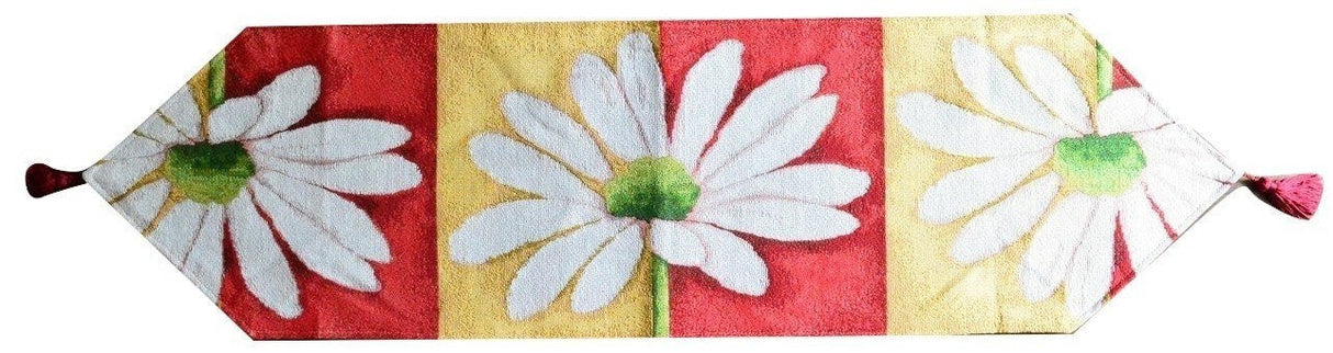 Tache Loves Me Not Daisy Tapestry Table Runner (9046)