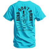 Bend Don't Break Barbell Skull Men's T-Shirt From Combat Iron Apparel