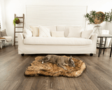 PupRug by Paw.com™ Faux Fur Orthopedic Dog Bed - Curve Sable Tan from Paw.com