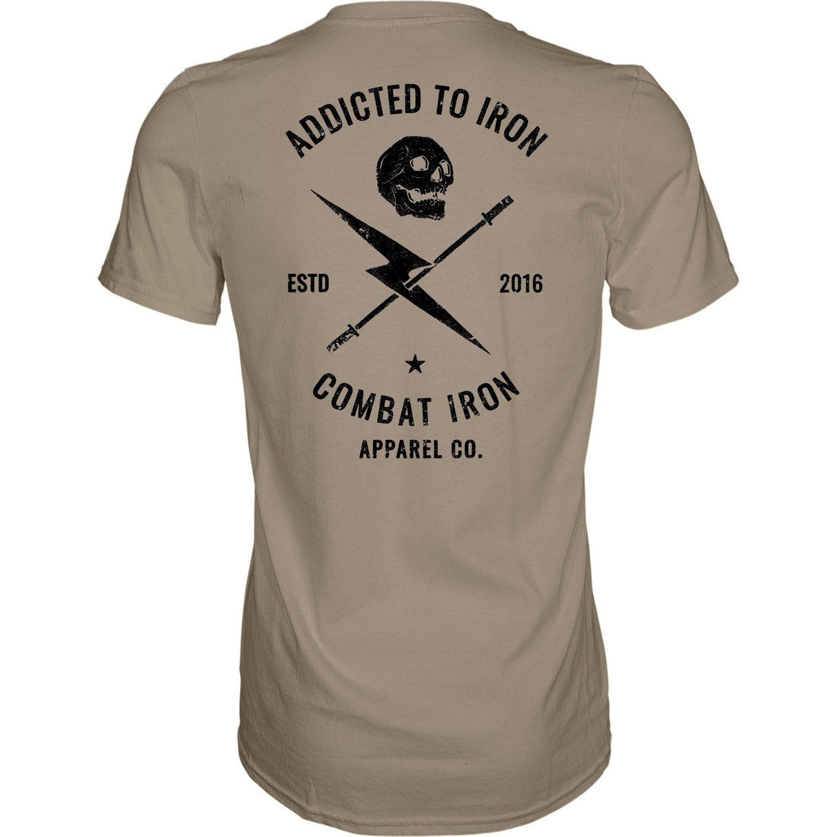 Addicted to Iron V3 Training Men's T-Shirt From Combat Iron Apparel