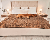 PupProtector™ Summer Short Fur Waterproof Throw Blanket - Sable Tan from Paw.com