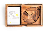 Egg Tangram - two sets with 55 challenge cards from Kubiya Games