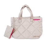 Presley Puffer Quilted Tote Bag With Pouch from Pretty Simple
