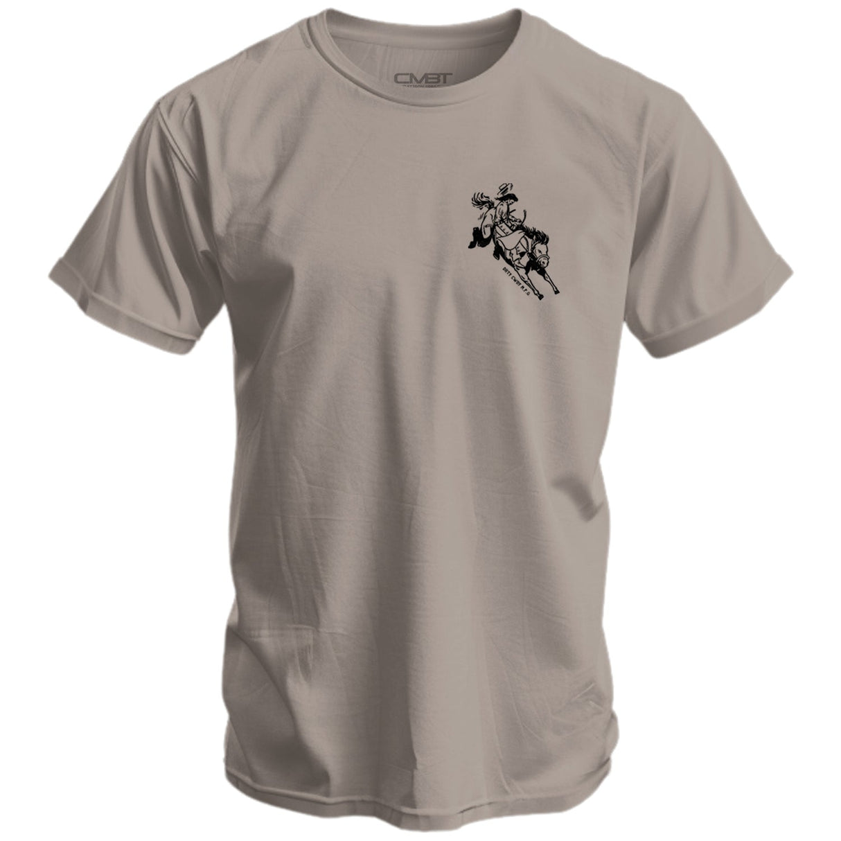 Ride 'Em Raw - Saddles Are For Sissy's Men's T-Shirt from Combat Iron Apparel