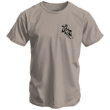 Ride 'Em Raw - Saddles Are For Sissy's Men's T-Shirt from Combat Iron Apparel