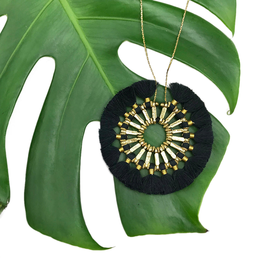 Tassel Halo Necklace from SLATE + SALT