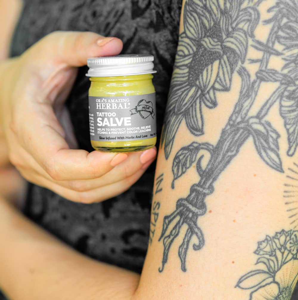 Tattoo Salve, Natural Tattoo Aftercare from Ora's Amazing Herbal