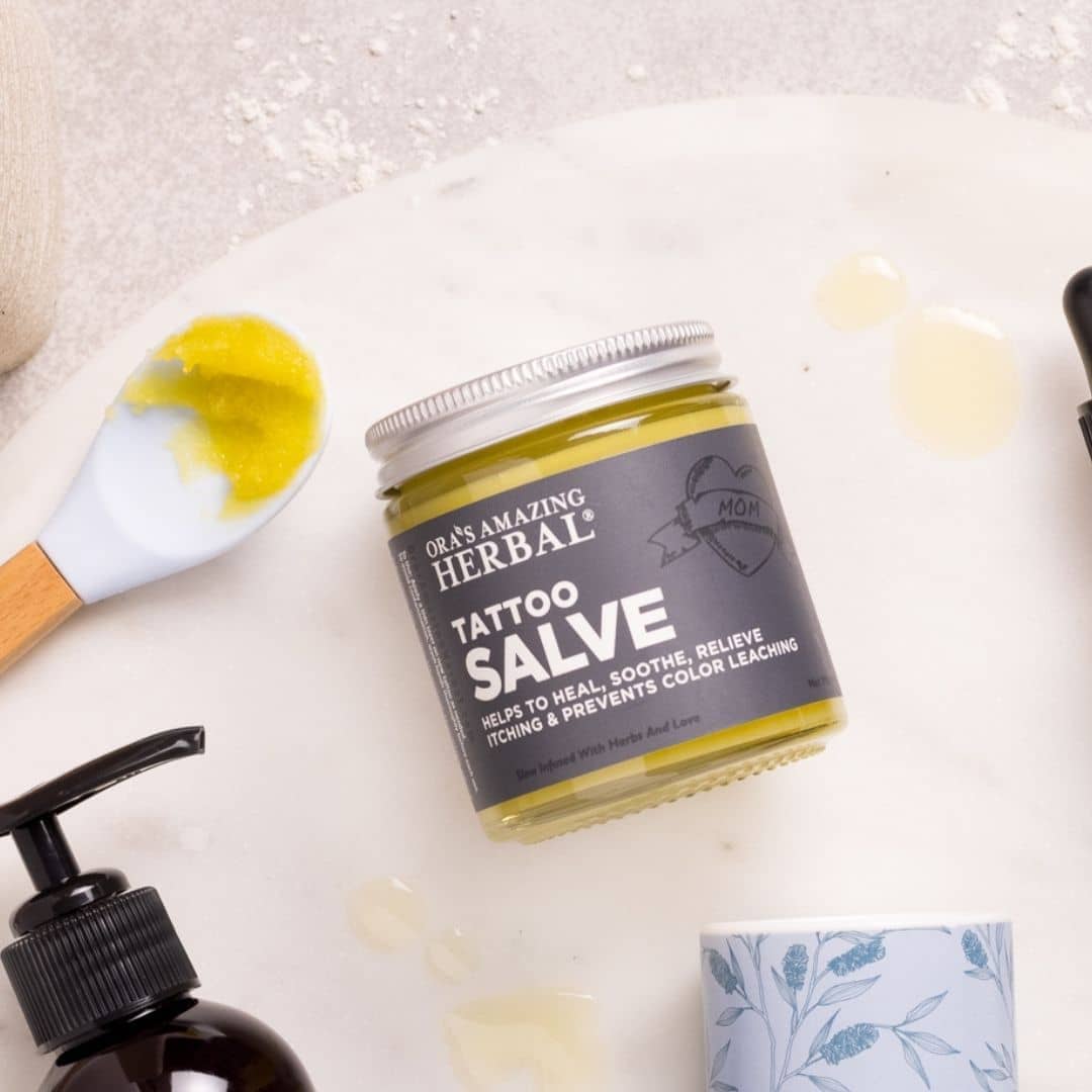 Tattoo Salve, Natural Tattoo Aftercare from Ora's Amazing Herbal