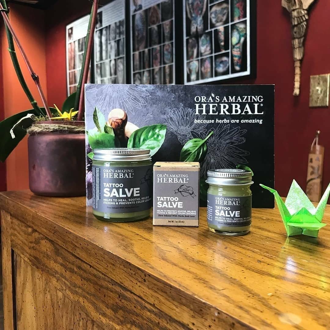 Tattoo Salve, Natural Tattoo Aftercare from Ora's Amazing Herbal