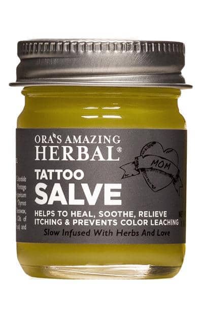 Tattoo Salve, Natural Tattoo Aftercare from Ora's Amazing Herbal