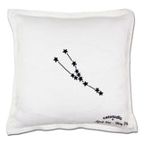 Taurus Astrology Hand-Embroidered Pillow by Cat Studio from Quirks!