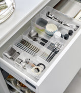 Stackable Clear Organizers [Set of 2] - Four Sizes from Yamazaki Home
