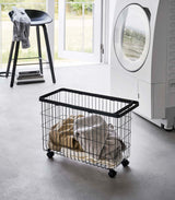 Rolling Wire Basket (14.8" H)  - Steel from Yamazaki Home