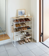 Six-Tier Shoe Rack (34" H)  - Steel from Yamazaki Home