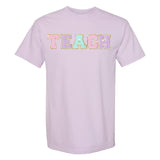 'Teach' Letter Patch T-Shirt from United Monograms
