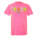 Teach Pencil Letter Patch T-Shirt from United Monograms