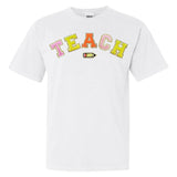 Teach Pencil Letter Patch T-Shirt from United Monograms