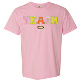 Teach Pencil Letter Patch T-Shirt from United Monograms
