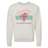 'Teaching Is A Work of Heart' Sweatshirt from United Monograms