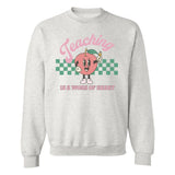 'Teaching Is A Work of Heart' Sweatshirt from United Monograms