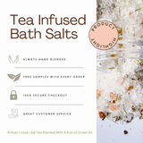 Pacific Petrichor Tea-Infused Bath Salts from Beach House Teas
