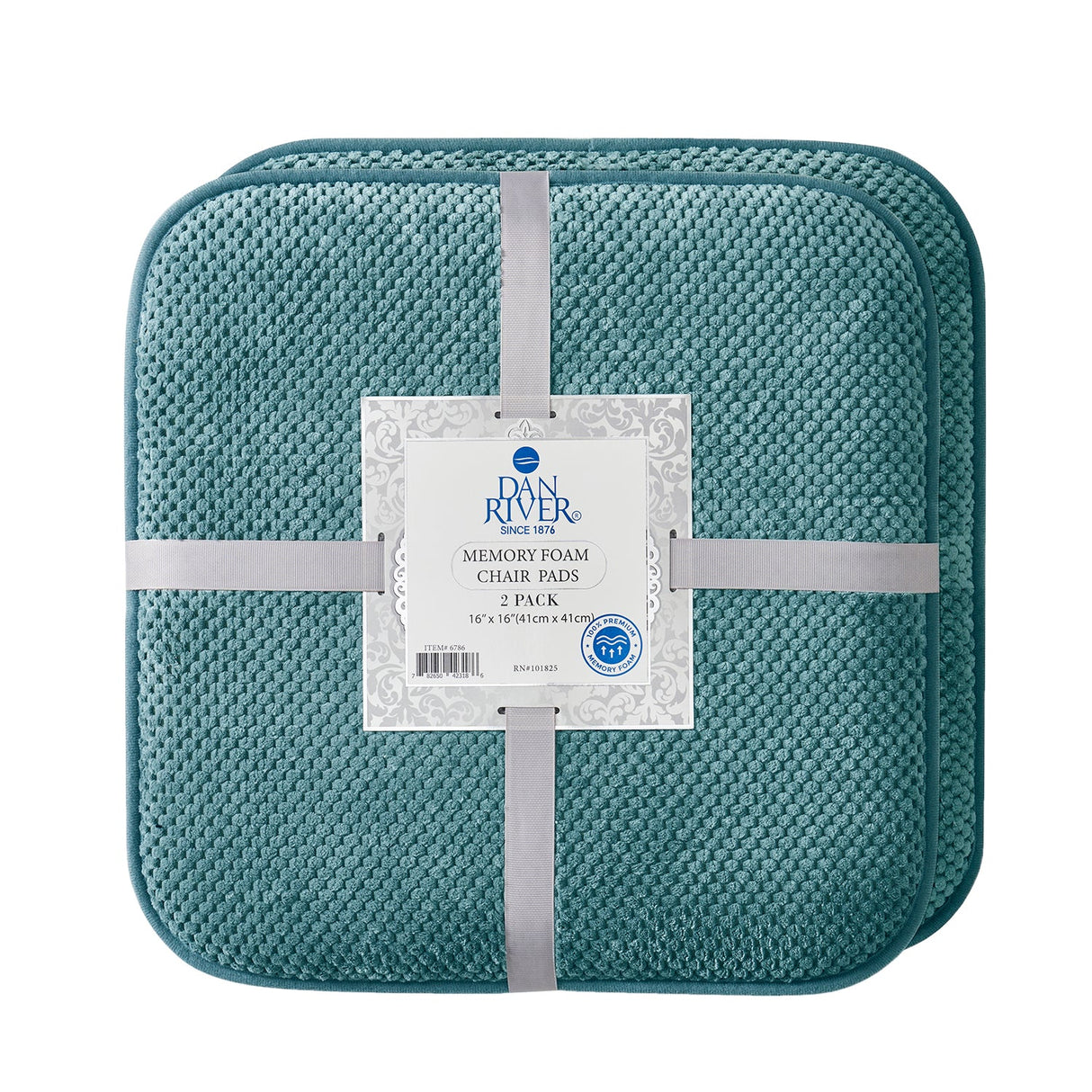 Dan River 2-4 Pack Memory Foam Non-Slip 16x16'' Chair Cushion Pad from Bed Bath Fashions