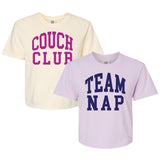 'Team Nap/Couch Club' Boxy T-Shirt from United Monograms