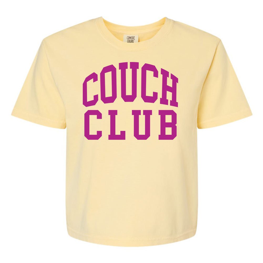 'Team Nap/Couch Club' Boxy T-Shirt from United Monograms