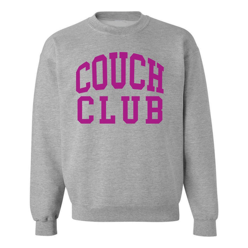 'Team Nap/Couch Club' Crewneck Sweatshirt from United Monograms