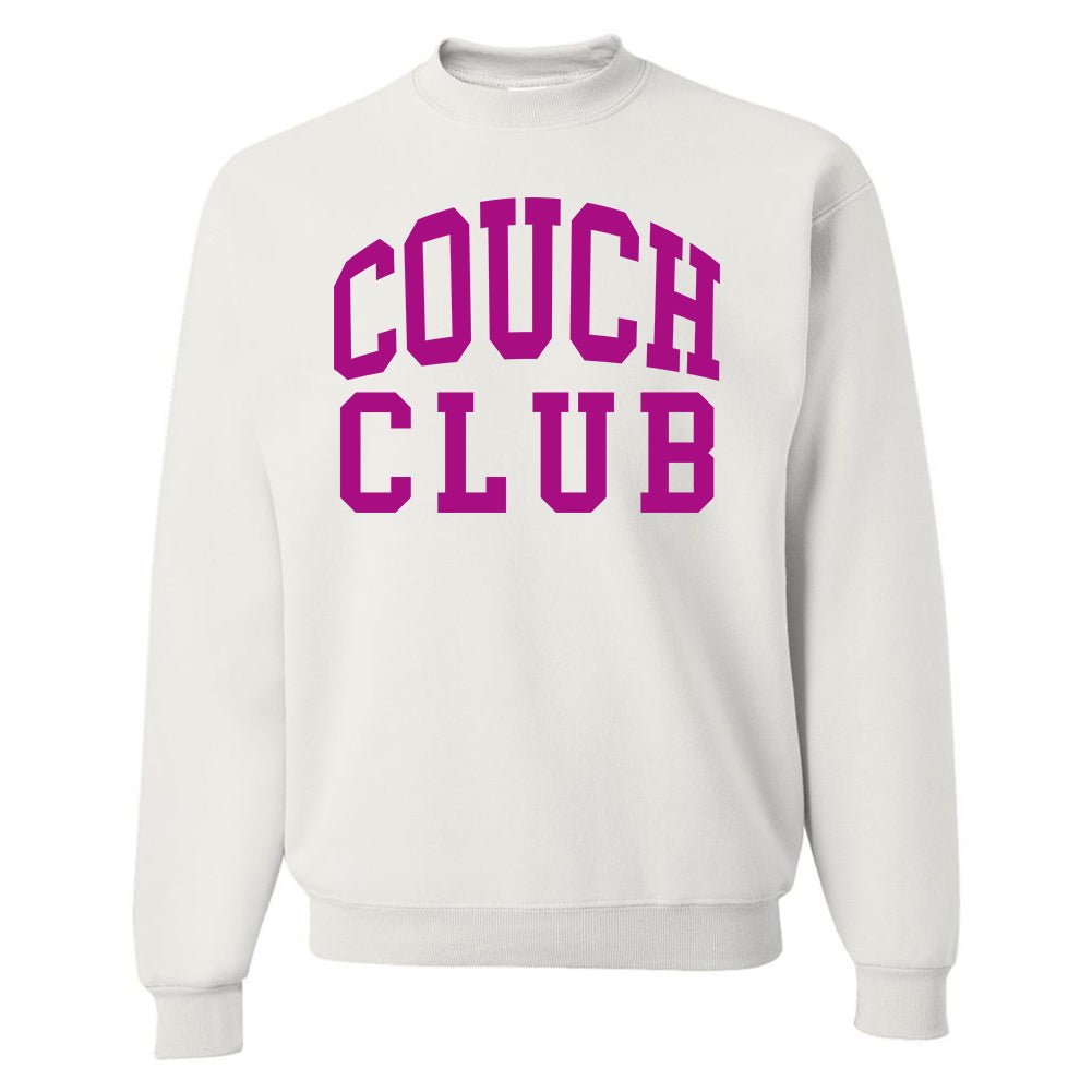 'Team Nap/Couch Club' Crewneck Sweatshirt from United Monograms