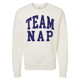'Team Nap/Couch Club' Crewneck Sweatshirt from United Monograms