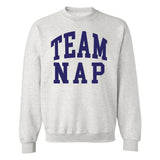 'Team Nap/Couch Club' Crewneck Sweatshirt from United Monograms