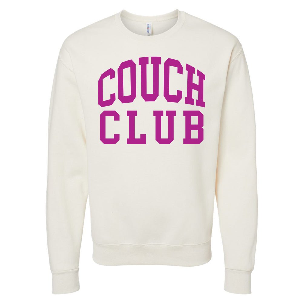 'Team Nap/Couch Club' Crewneck Sweatshirt from United Monograms