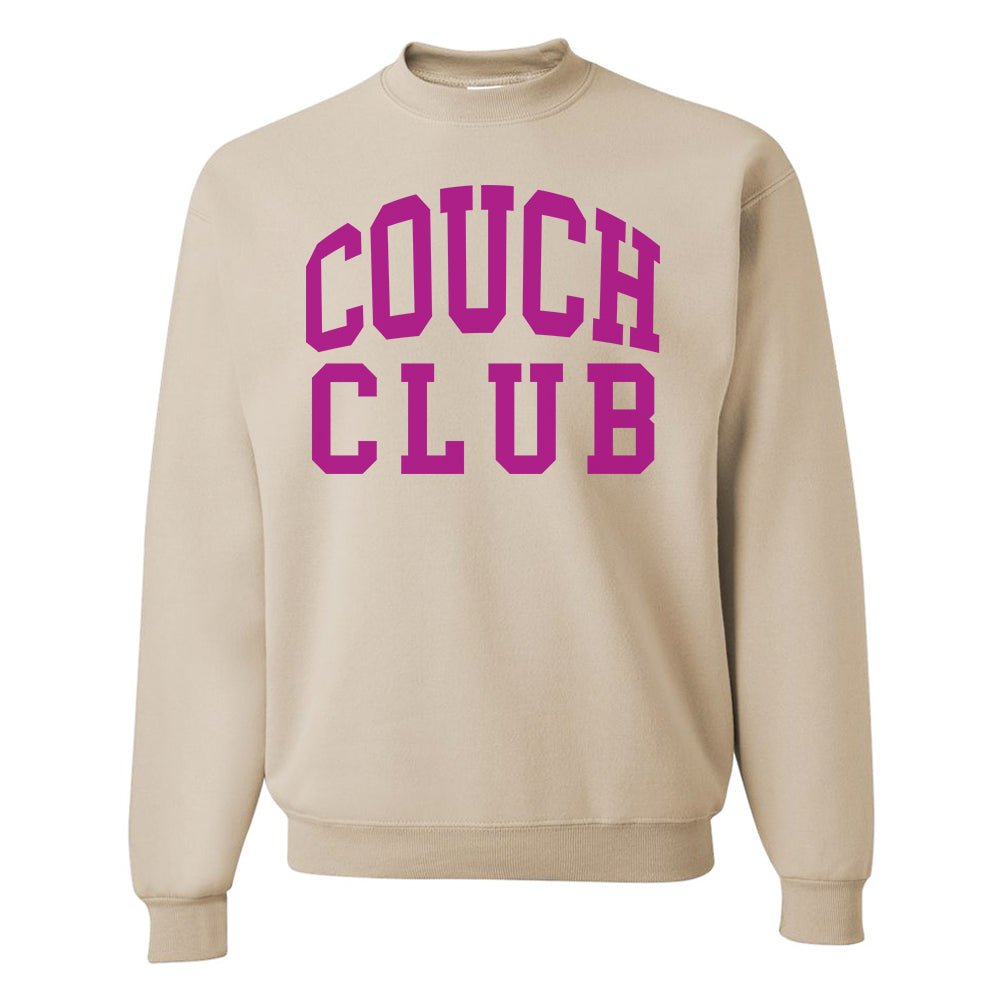 'Team Nap/Couch Club' Crewneck Sweatshirt from United Monograms