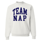'Team Nap/Couch Club' Crewneck Sweatshirt from United Monograms