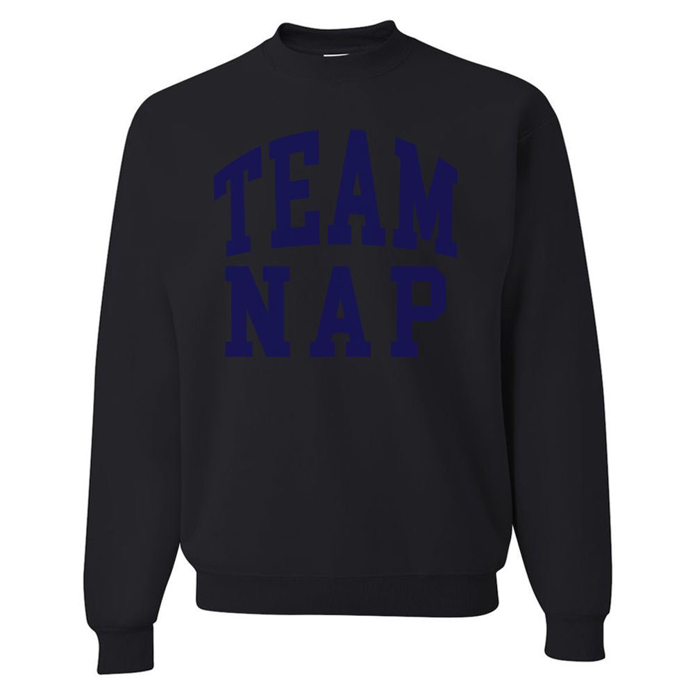 'Team Nap/Couch Club' Crewneck Sweatshirt from United Monograms