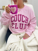 'Team Nap/Couch Club' Crewneck Sweatshirt from United Monograms