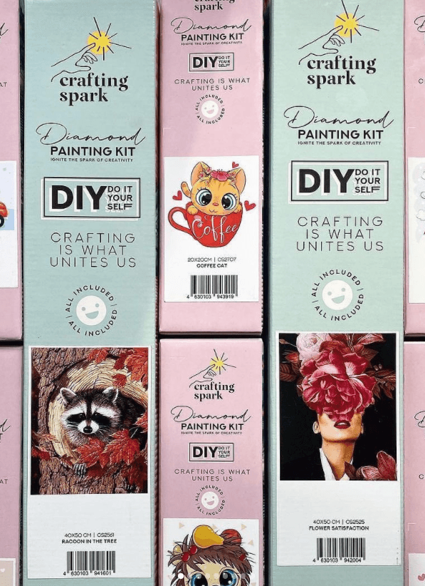 Tenderness CS2302 7.9 x 7.9 inches Diamond Painting Kit from Wizardi