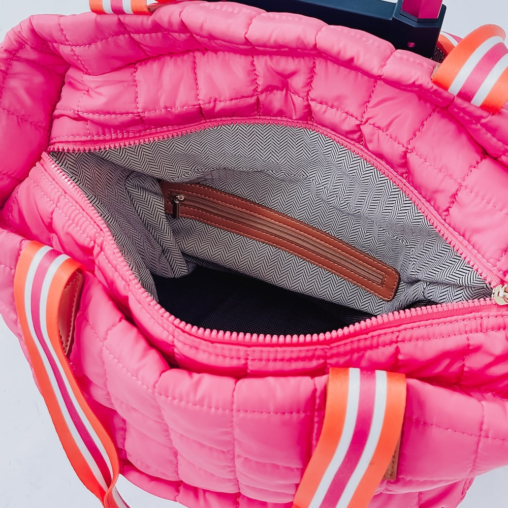 Tenley Quilted Tote Roller Bag from Pretty Simple