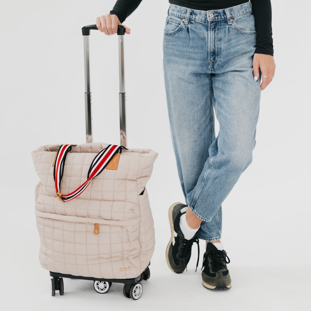 Tenley Quilted Tote Roller Bag from Pretty Simple