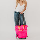 Tenley Quilted Tote Roller Bag from Pretty Simple