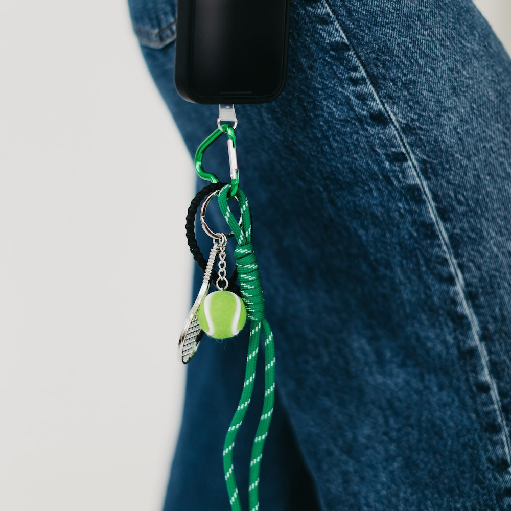 Tennis Rope Charm Key Chain from Pretty Simple