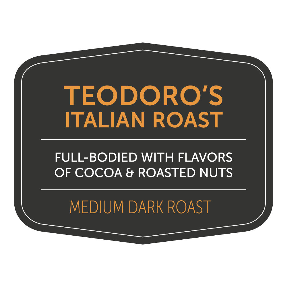 Teodoro's Italian Roast from Nossa Familia Coffee