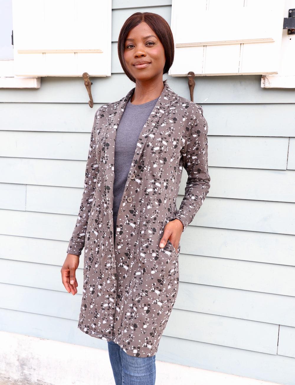 Terrazo Organic Coat- FINAL SALE from Passion Lilie