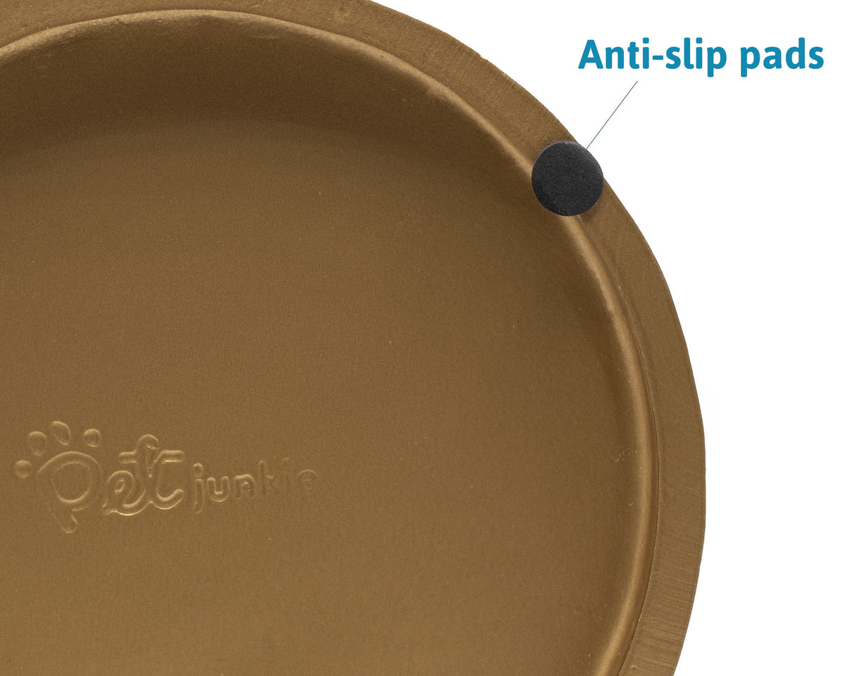 Terrazzo Modern Elevated Dog Bowl from Pet Junkie