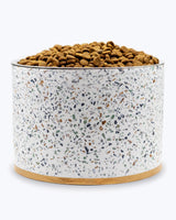Terrazzo Modern Elevated Dog Bowl from Pet Junkie