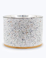 Terrazzo Modern Elevated Dog Bowl from Pet Junkie