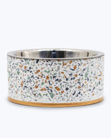Terrazzo Modern Elevated Dog Bowl from Pet Junkie