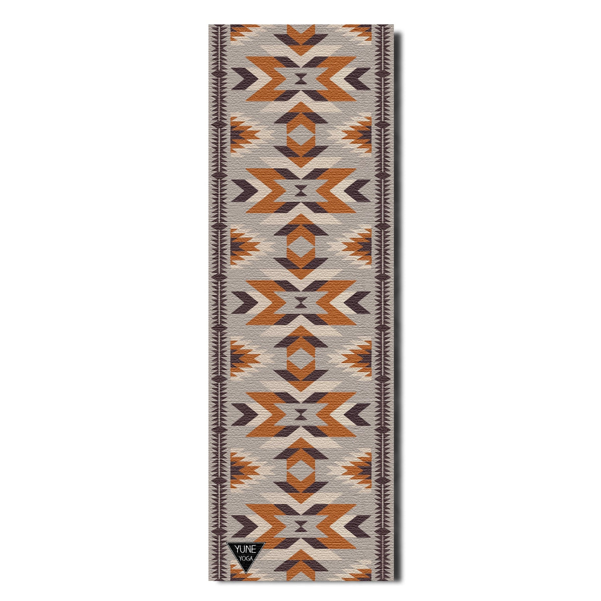 Teton Canyon Yoga Mat – 6 mm Extra Thick, Double-Sided Non-Slip, Eco-Friendly PER with Multi-Color Canyon Stripe Design | from Yune Yoga