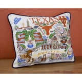Texas, University of Collegiate Embroidered Pillow by CatStudio from Quirks!